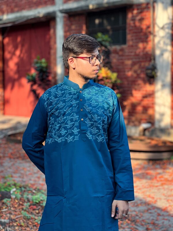 Block Printed panjabi