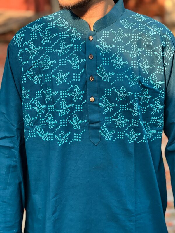 Block Printed panjabi